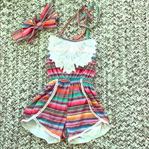 Fiesta Romper 9-12 Months Baby girl
